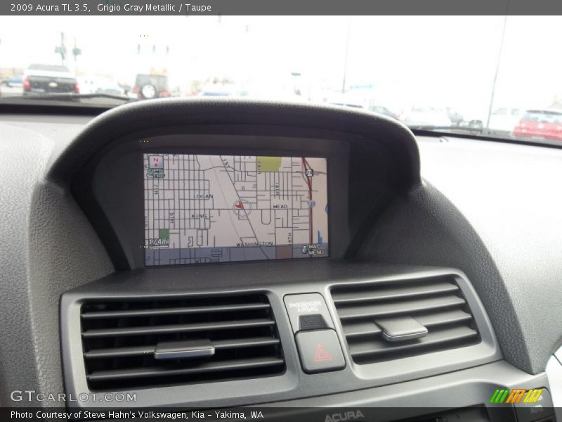 Grigio Gray Metallic / Taupe 2009 Acura TL 3.5