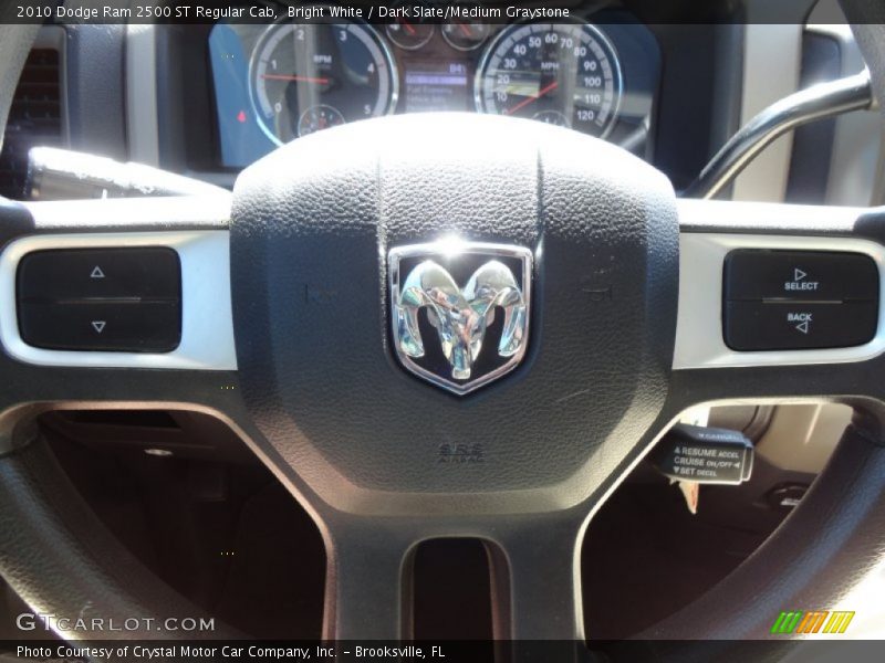 Bright White / Dark Slate/Medium Graystone 2010 Dodge Ram 2500 ST Regular Cab