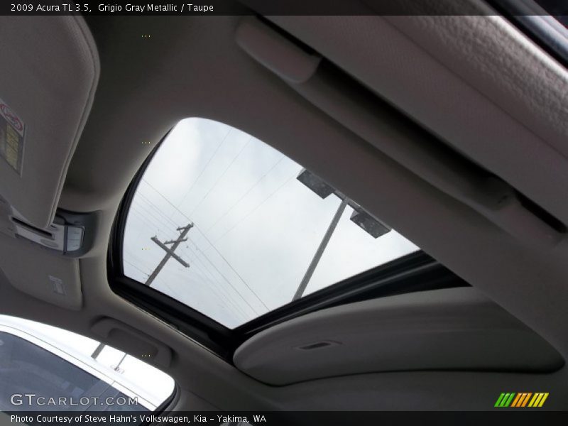 Grigio Gray Metallic / Taupe 2009 Acura TL 3.5