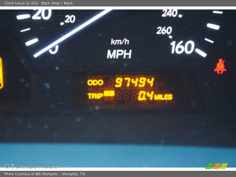 Black Onyx / Black 2004 Lexus LS 430