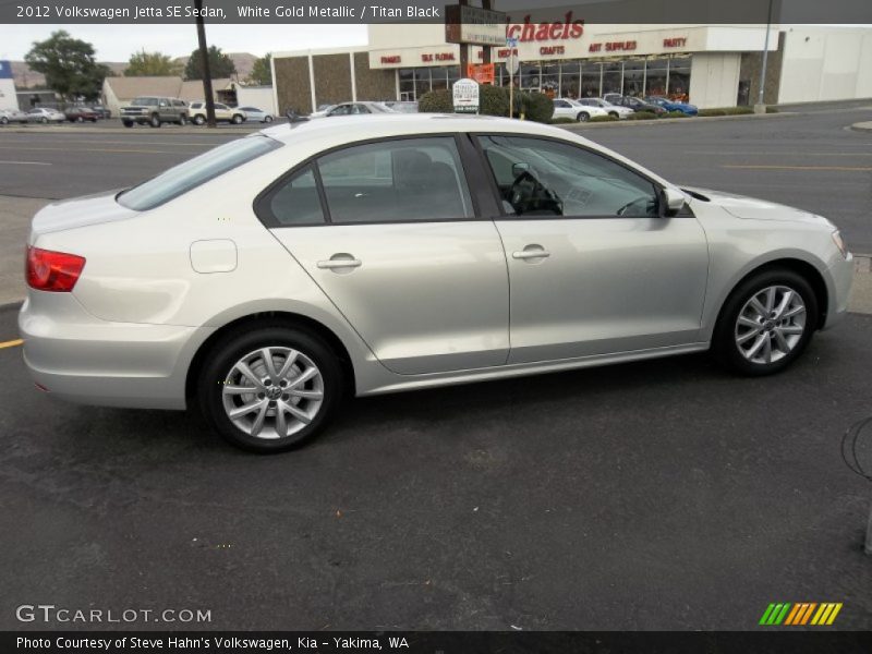 White Gold Metallic / Titan Black 2012 Volkswagen Jetta SE Sedan