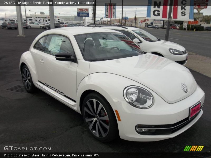 Candy White / Titan Black 2012 Volkswagen Beetle Turbo