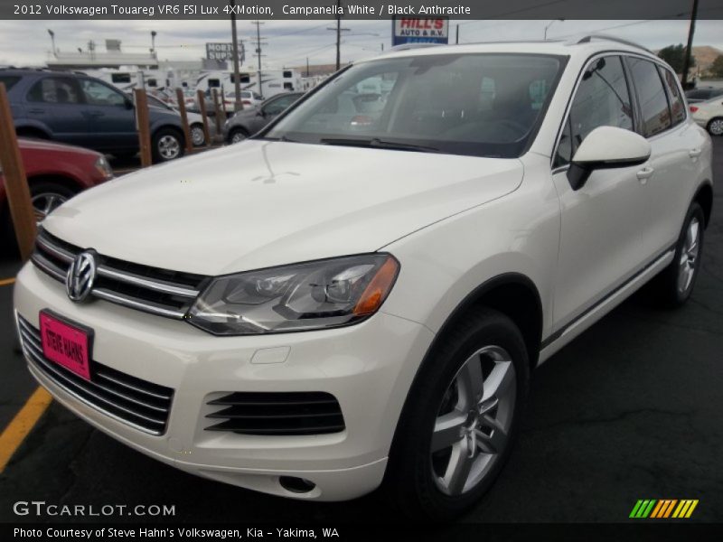 Campanella White / Black Anthracite 2012 Volkswagen Touareg VR6 FSI Lux 4XMotion