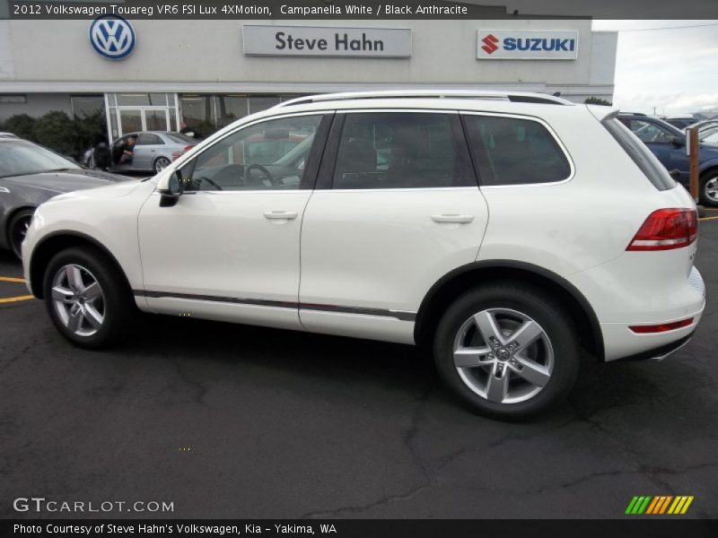 Campanella White / Black Anthracite 2012 Volkswagen Touareg VR6 FSI Lux 4XMotion