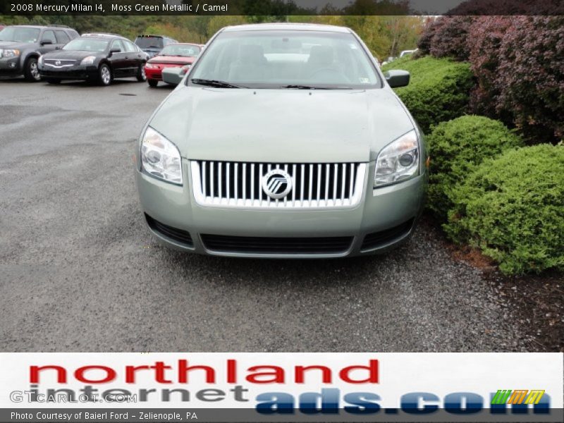 Moss Green Metallic / Camel 2008 Mercury Milan I4