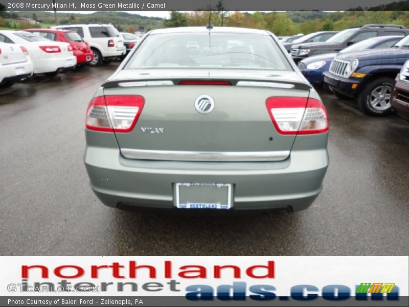 Moss Green Metallic / Camel 2008 Mercury Milan I4