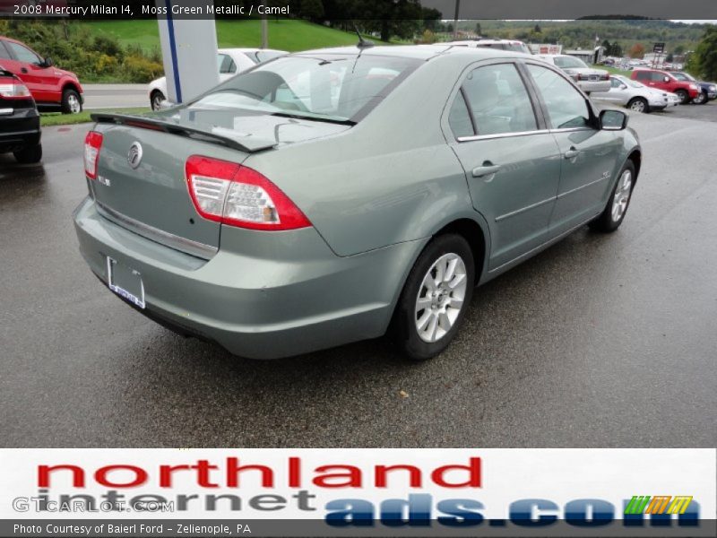Moss Green Metallic / Camel 2008 Mercury Milan I4