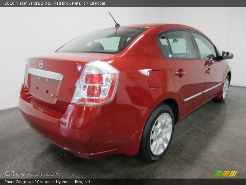 Red Brick Metallic / Charcoal 2010 Nissan Sentra 2.0 S