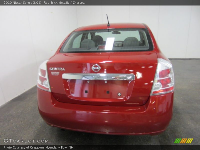 Red Brick Metallic / Charcoal 2010 Nissan Sentra 2.0 S