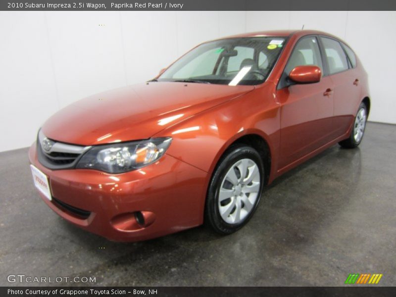 Paprika Red Pearl / Ivory 2010 Subaru Impreza 2.5i Wagon