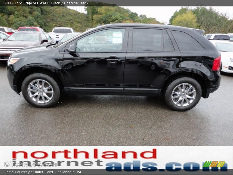 Black / Charcoal Black 2012 Ford Edge SEL AWD