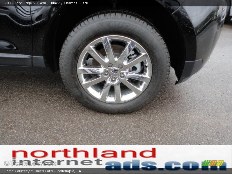 Black / Charcoal Black 2012 Ford Edge SEL AWD