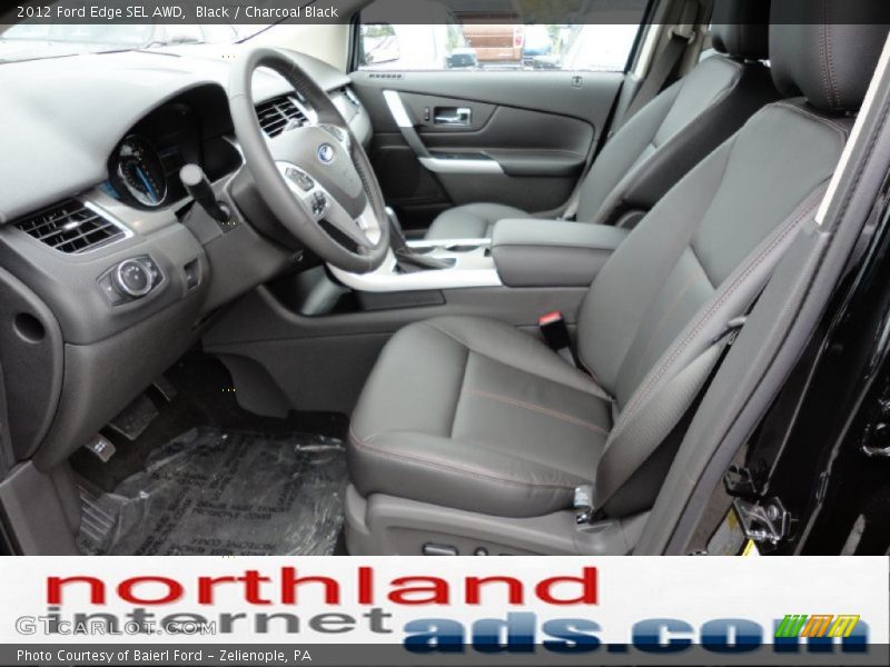 Black / Charcoal Black 2012 Ford Edge SEL AWD