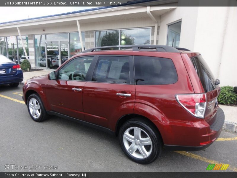 Camellia Red Pearl / Platinum 2010 Subaru Forester 2.5 X Limited