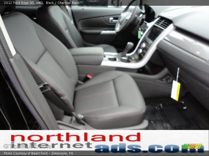 Black / Charcoal Black 2012 Ford Edge SEL AWD