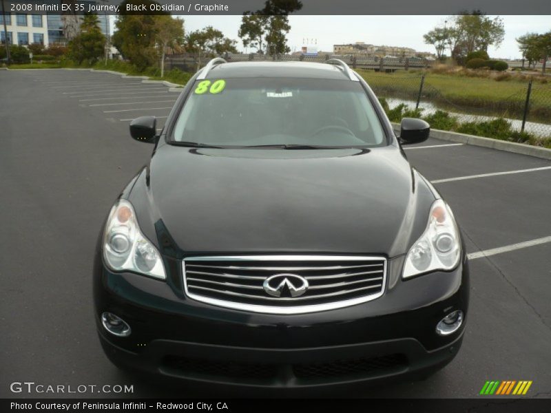 Black Obsidian / Graphite 2008 Infiniti EX 35 Journey