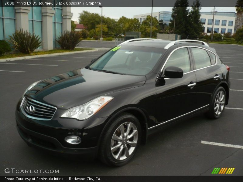 Black Obsidian / Graphite 2008 Infiniti EX 35 Journey