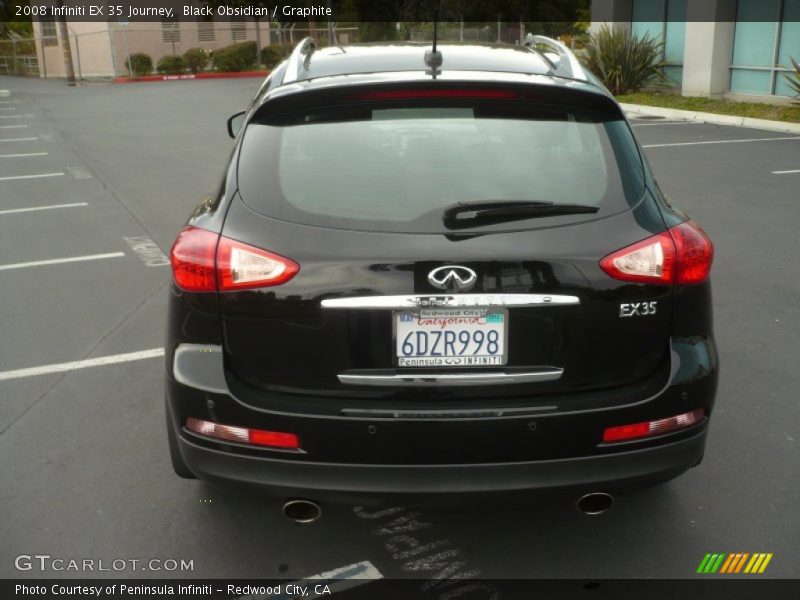 Black Obsidian / Graphite 2008 Infiniti EX 35 Journey