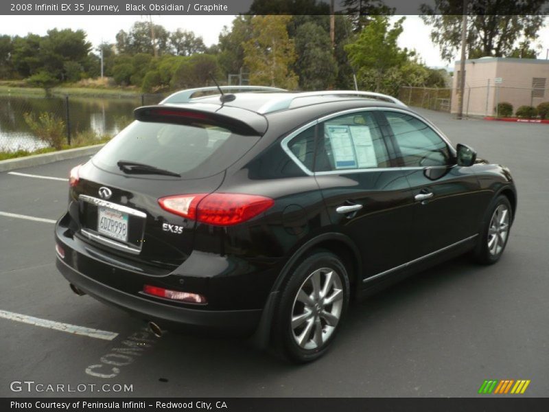 Black Obsidian / Graphite 2008 Infiniti EX 35 Journey