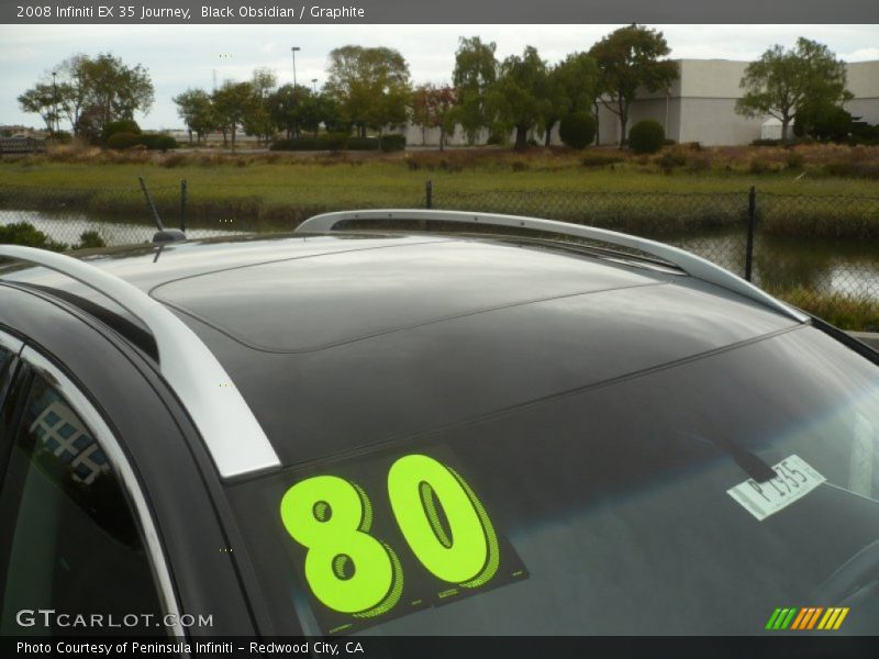 Black Obsidian / Graphite 2008 Infiniti EX 35 Journey
