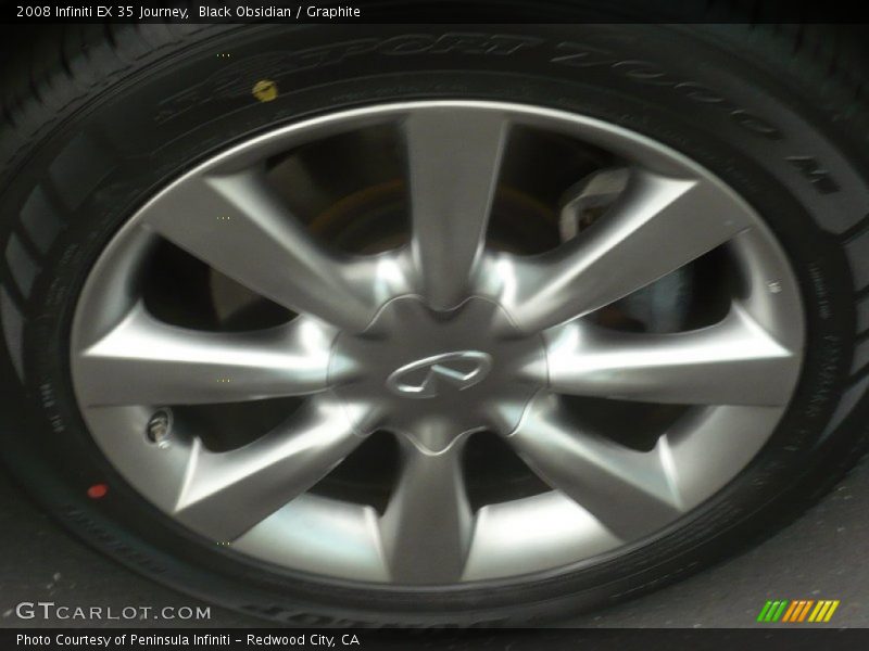 Black Obsidian / Graphite 2008 Infiniti EX 35 Journey