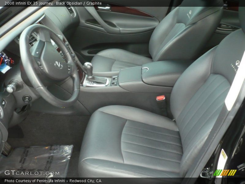 Black Obsidian / Graphite 2008 Infiniti EX 35 Journey