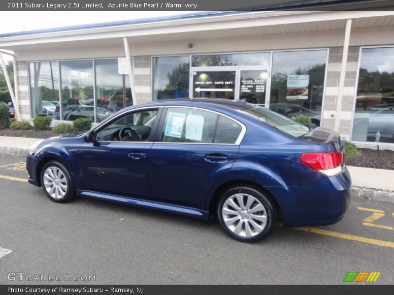 Azurite Blue Pearl / Warm Ivory 2011 Subaru Legacy 2.5i Limited