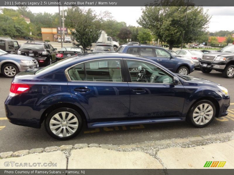 Azurite Blue Pearl / Warm Ivory 2011 Subaru Legacy 2.5i Limited