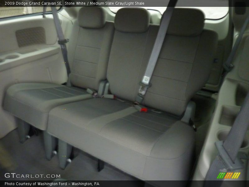 Stone White / Medium Slate Gray/Light Shale 2009 Dodge Grand Caravan SE