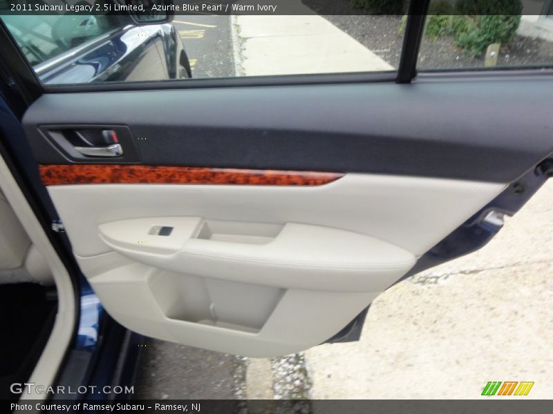 Azurite Blue Pearl / Warm Ivory 2011 Subaru Legacy 2.5i Limited