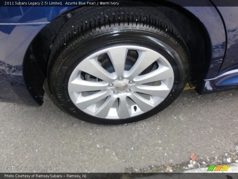 Azurite Blue Pearl / Warm Ivory 2011 Subaru Legacy 2.5i Limited