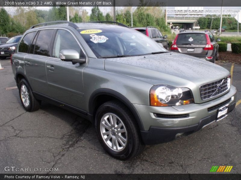 Willow Green Metallic / Off Black 2008 Volvo XC90 3.2 AWD