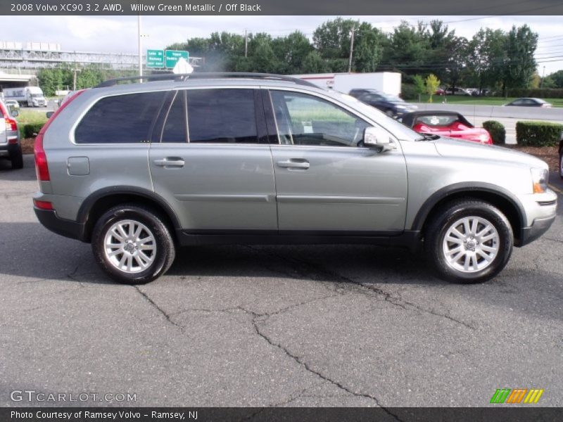 Willow Green Metallic / Off Black 2008 Volvo XC90 3.2 AWD