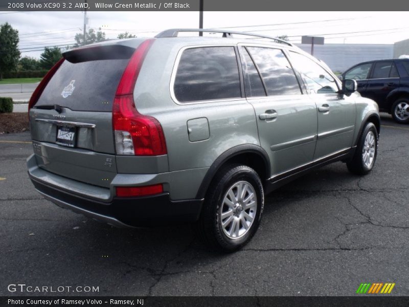 Willow Green Metallic / Off Black 2008 Volvo XC90 3.2 AWD