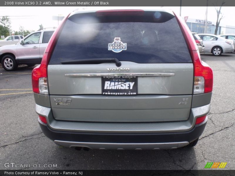 Willow Green Metallic / Off Black 2008 Volvo XC90 3.2 AWD