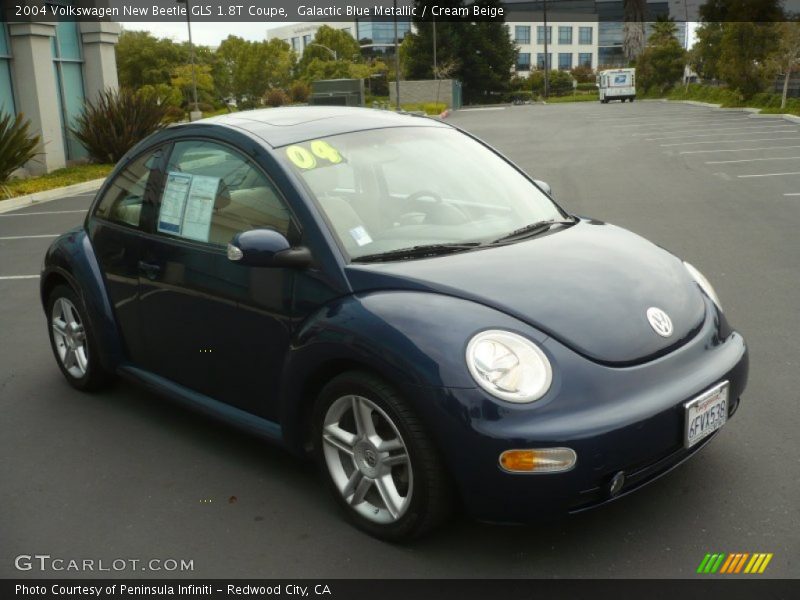 Galactic Blue Metallic / Cream Beige 2004 Volkswagen New Beetle GLS 1.8T Coupe