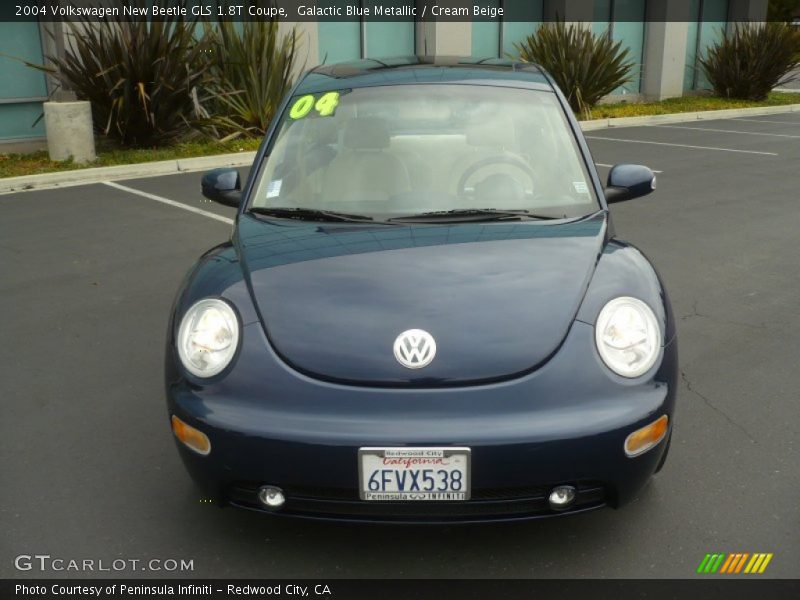 Galactic Blue Metallic / Cream Beige 2004 Volkswagen New Beetle GLS 1.8T Coupe