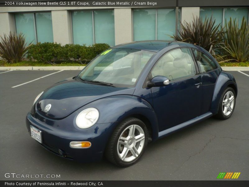 Galactic Blue Metallic / Cream Beige 2004 Volkswagen New Beetle GLS 1.8T Coupe