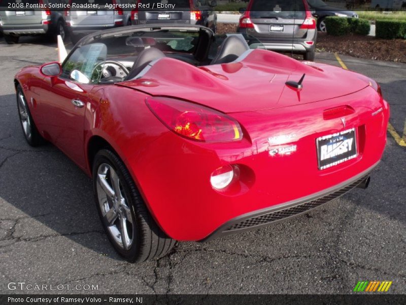 Aggressive Red / Ebony 2008 Pontiac Solstice Roadster