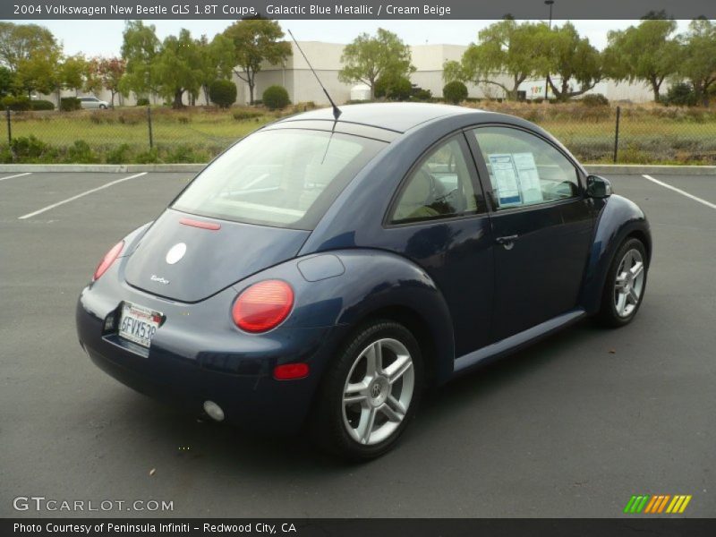 Galactic Blue Metallic / Cream Beige 2004 Volkswagen New Beetle GLS 1.8T Coupe