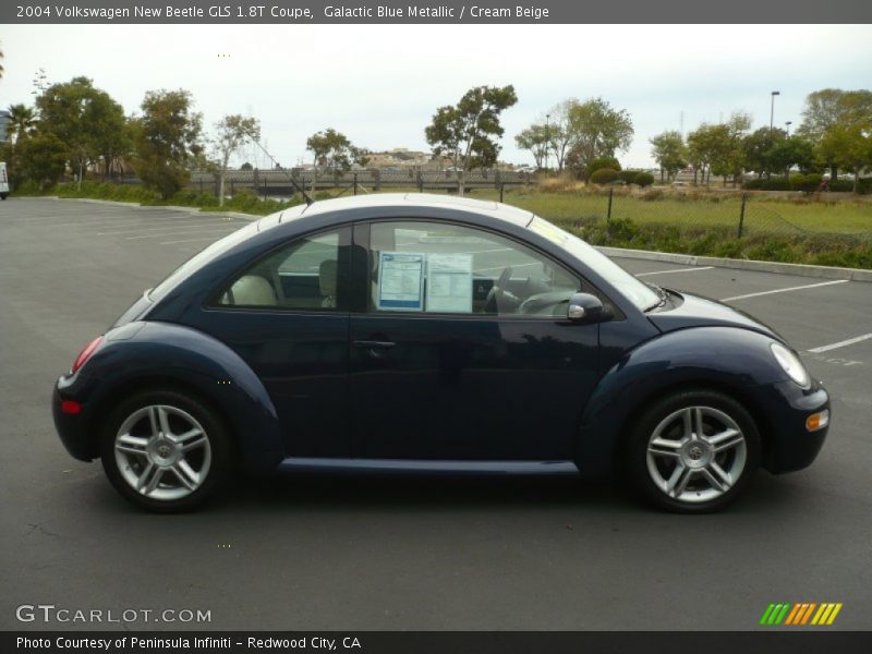 Galactic Blue Metallic / Cream Beige 2004 Volkswagen New Beetle GLS 1.8T Coupe