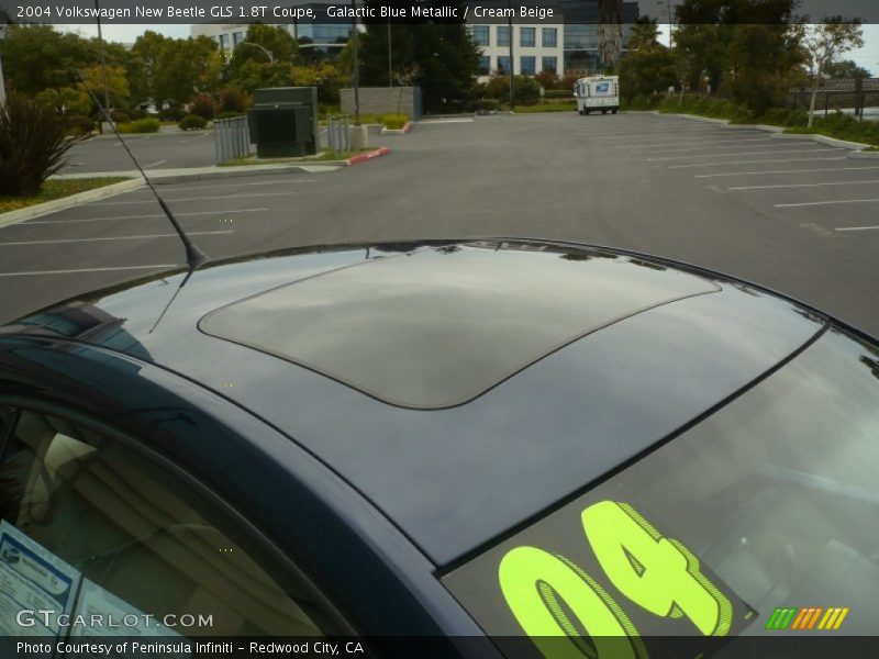 Galactic Blue Metallic / Cream Beige 2004 Volkswagen New Beetle GLS 1.8T Coupe