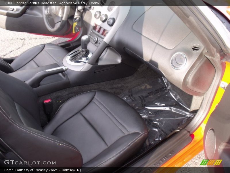  2008 Solstice Roadster Ebony Interior