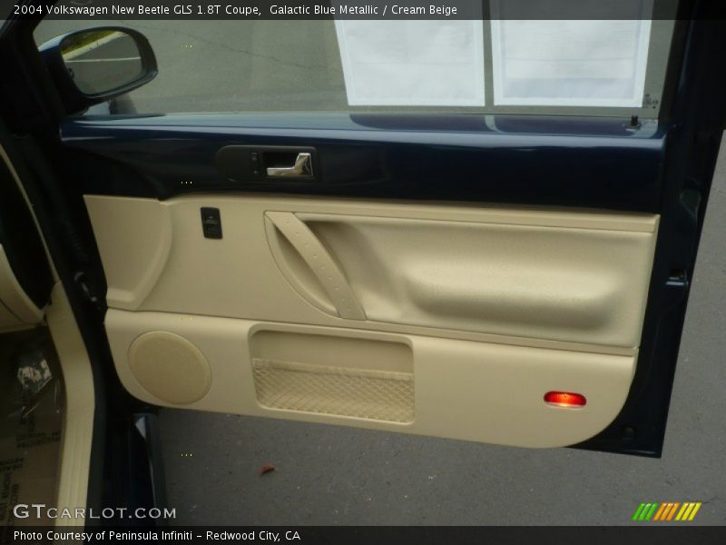 Galactic Blue Metallic / Cream Beige 2004 Volkswagen New Beetle GLS 1.8T Coupe