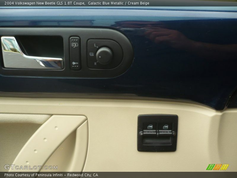 Galactic Blue Metallic / Cream Beige 2004 Volkswagen New Beetle GLS 1.8T Coupe