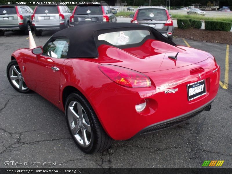 Aggressive Red / Ebony 2008 Pontiac Solstice Roadster