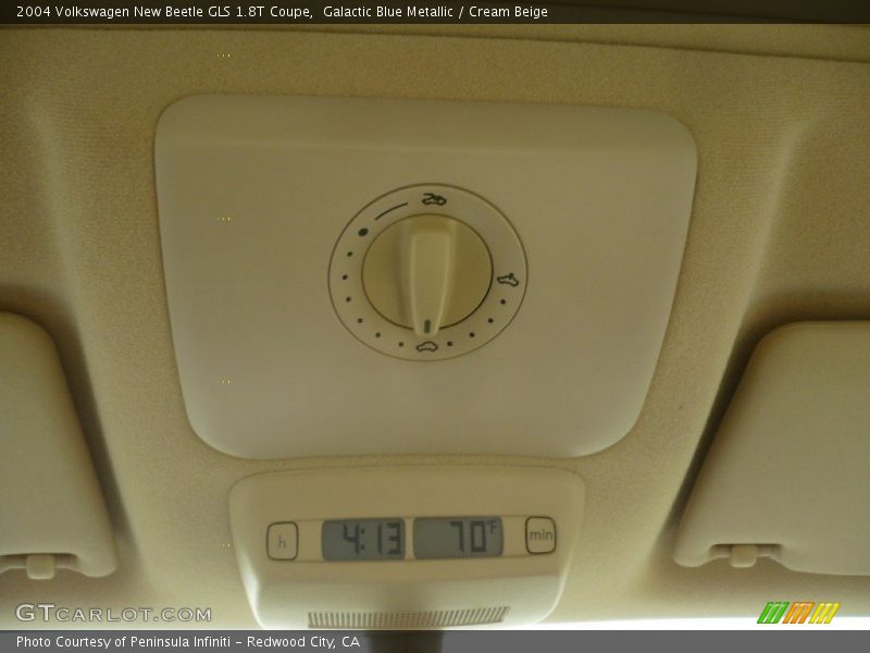 Galactic Blue Metallic / Cream Beige 2004 Volkswagen New Beetle GLS 1.8T Coupe