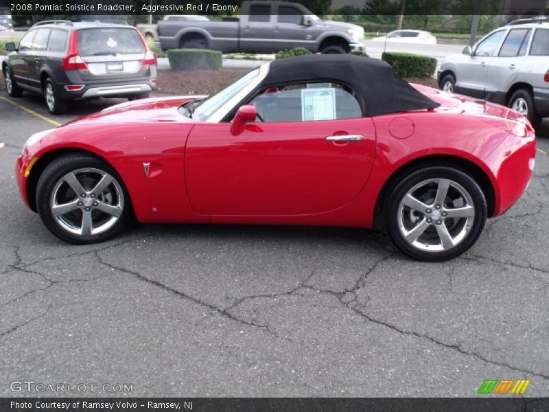 Aggressive Red / Ebony 2008 Pontiac Solstice Roadster