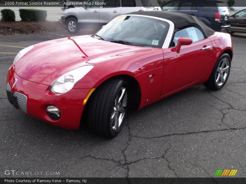 Aggressive Red / Ebony 2008 Pontiac Solstice Roadster