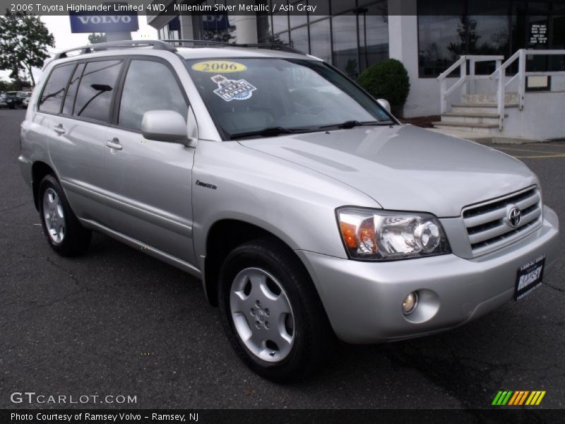Millenium Silver Metallic / Ash Gray 2006 Toyota Highlander Limited 4WD